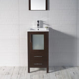 Blossom Sydney 16" Wenge Freestanding Solid Wood Vanity Cabinet - Quality Home Distribution