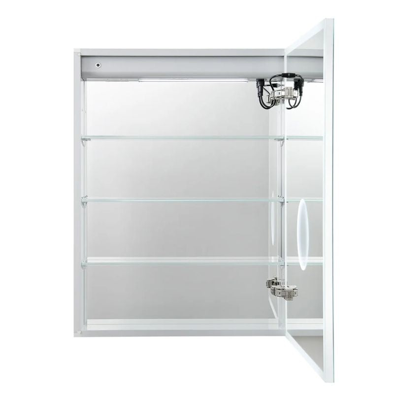 Blossom Sirius LED Medicine Cabinet with Digital Clock, Magnifier, and BLUM Hinges - Quality Home Distribution