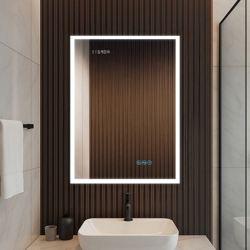 Blossom Sirius LED Medicine Cabinet with Digital Clock, Magnifier, and BLUM Hinges - Quality Home Distribution