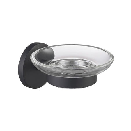 Blossom 500 Series Modern Wall-Mounted Soap Dish with Clear Glass Tray - Quality Home Distribution
