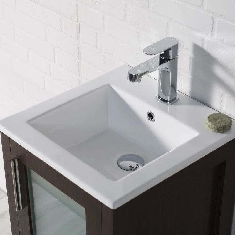 Blossom Sydney 16" Wenge Freestanding Solid Wood Vanity Cabinet - Quality Home Distribution