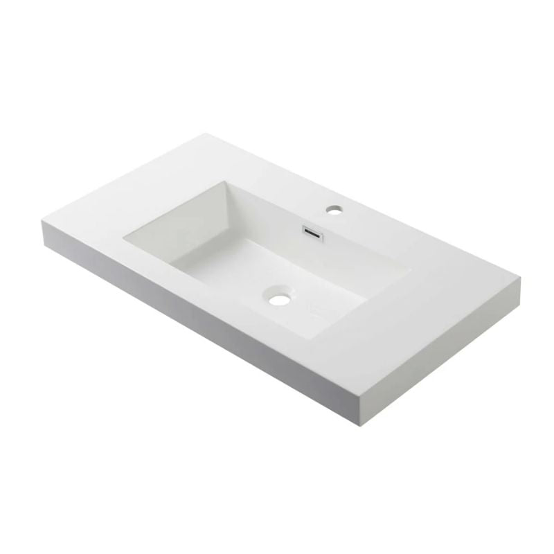 Blossom Acrylic Top-Mount Integrated Basin 24"-36" - Quality Home Distribution