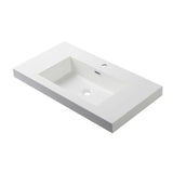 Blossom Acrylic Top-Mount Integrated Basin 24"-36" - Quality Home Distribution