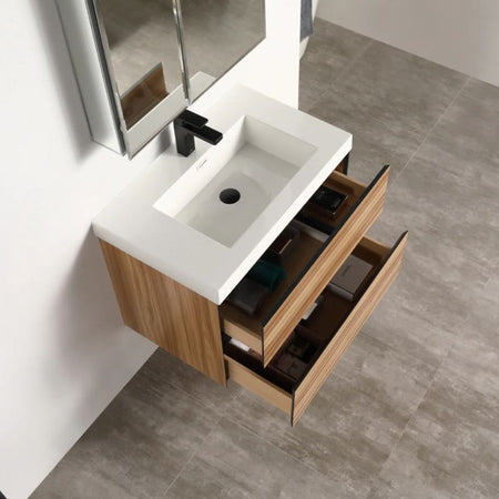Blossom Annecy 040 Wall-Hung Modern Bathroom Vanity with Soft-Close Drawers - QHD
