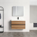 Blossom Annecy 040 Wall-Hung Modern Bathroom Vanity with Soft-Close Drawers - QHD