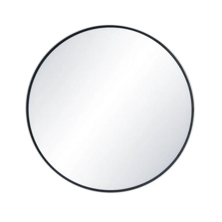 Blossom FM3 Round Metal Framed Wall Mirror – Shatterproof Decorative Circle Mirror - Quality Home Distribution