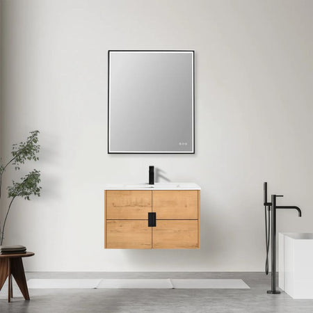 Blossom Bahamas 045 Floating Modern Vanity Combo with Ceramic Sink - QHD