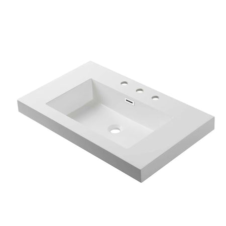 Blossom Acrylic Top-Mount Integrated Basin 24"-36" - Quality Home Distribution