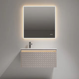 Blossom Thun 041 LED Illuminated Wall-Hung Vanity with Droplet-Shaped Sink - Quality Home Distribution