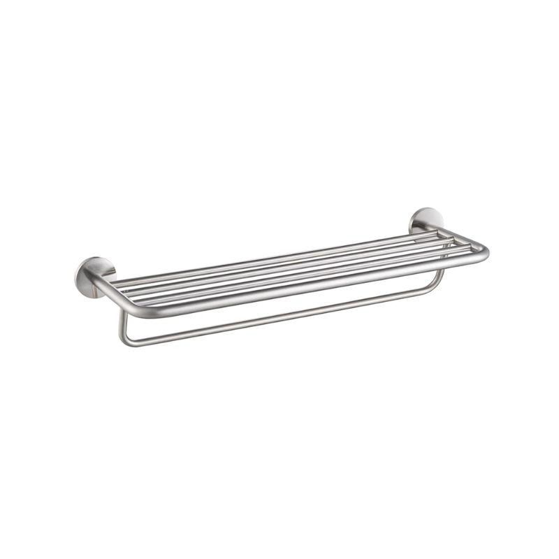 Blossom 500 Series Modern Wall-Mounted Towel Rack with Integrated Hanging Bar -Quality Home Distribution