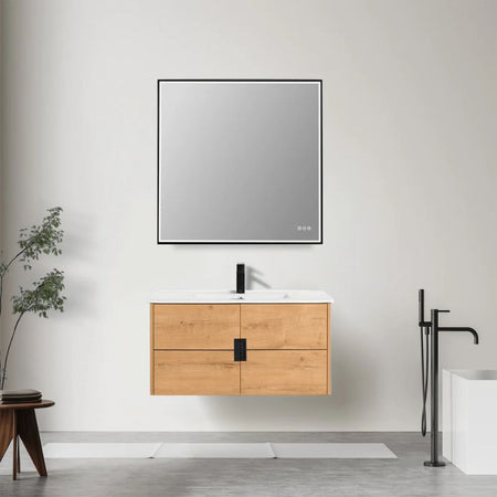 Blossom Bahamas 045 Floating Modern Vanity Combo with Ceramic Sink - QHD