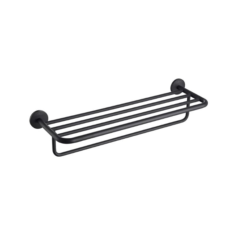 Blossom 500 Series Modern Wall-Mounted Towel Rack with Integrated Hanging Bar -Quality Home Distribution