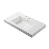 Blossom Acrylic Top-Mount Integrated Basin 24"-36" - Quality Home Distribution