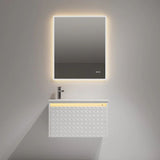 Blossom Thun 041 LED Illuminated Wall-Hung Vanity with Droplet-Shaped Sink - Quality Home Distribution