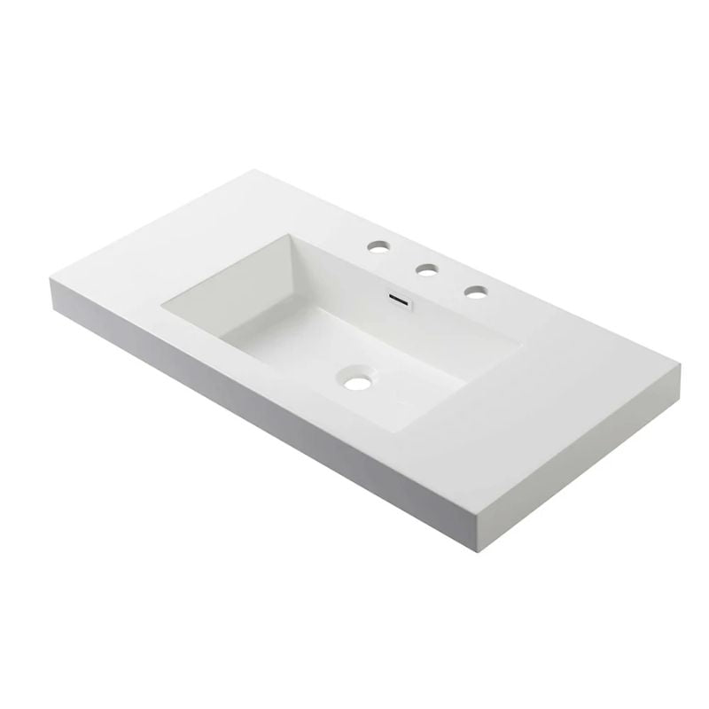 Blossom Acrylic Top-Mount Integrated Basin 24"-36" - Quality Home Distribution