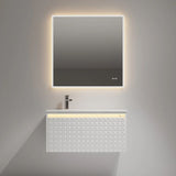 Blossom Thun 041 LED Illuminated Wall-Hung Vanity with Droplet-Shaped Sink - Quality Home Distribution