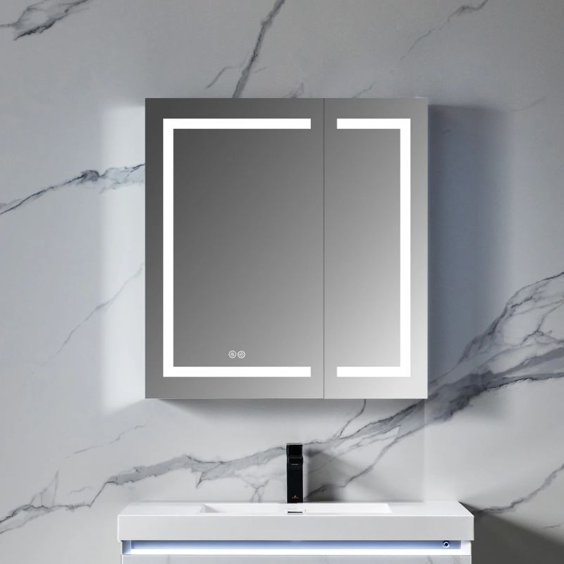 Blossom Vega LED Medicine Cabinet with Smart Touch Controls and Anti-Fog Mirror - Quality Home Distribution