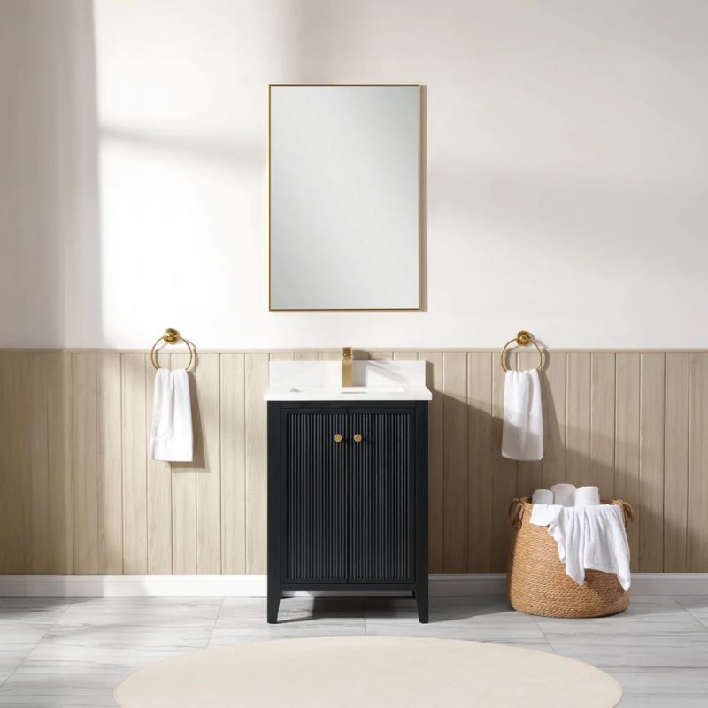 Blossom Torino 050 Fluted Solid Wood Freestanding Vanity Cabinet - Quality Home Distribution