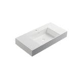 Blossom Premium 5-Inch Thick Acrylic Top-Mount Integrated Basin - Quality Home Distribution