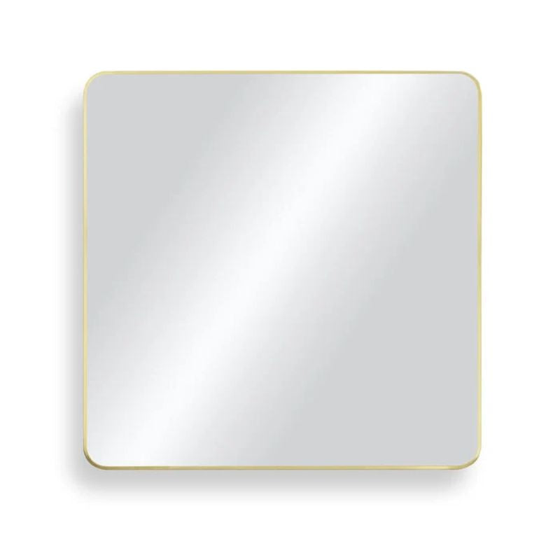 Blossom FM2 Metal Framed Wall Mirror - Contemporary Shatterproof Mirror with Rust-Resistant Finish - Quality Home Distribution