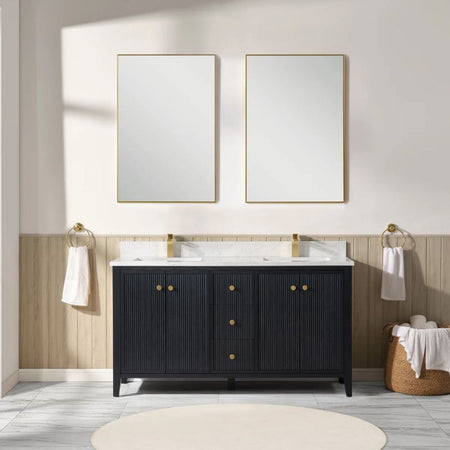 Blossom Torino 050 Fluted Solid Wood Freestanding Vanity Cabinet - Quality Home Distribution