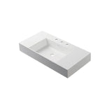Blossom Premium 5-Inch Thick Acrylic Top-Mount Integrated Basin - Quality Home Distribution