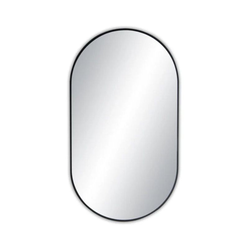 Blossom FM4 Oval Metal Framed Wall Mirror – Shatterproof Capsule Design - Quality Home Distribution