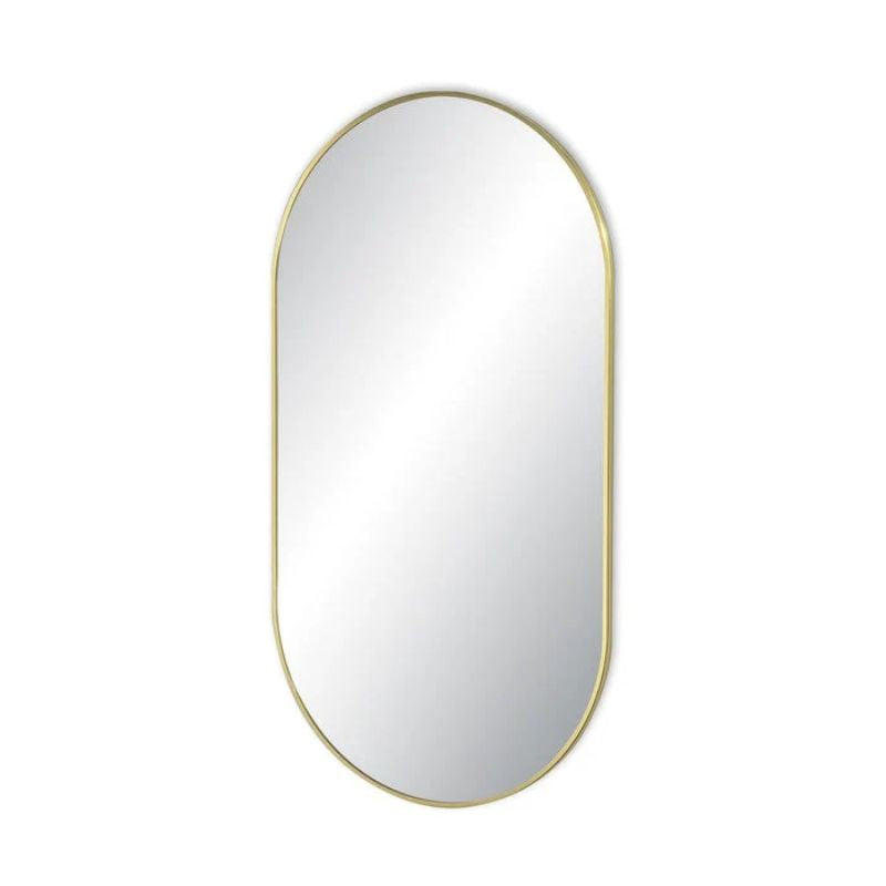 Blossom FM4 Oval Metal Framed Wall Mirror – Shatterproof Capsule Design - Quality Home Distribution