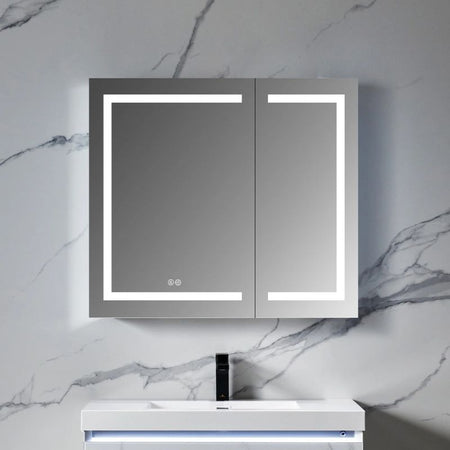 Blossom Vega LED Medicine Cabinet with Smart Touch Controls and Anti-Fog Mirror - Quality Home Distribution