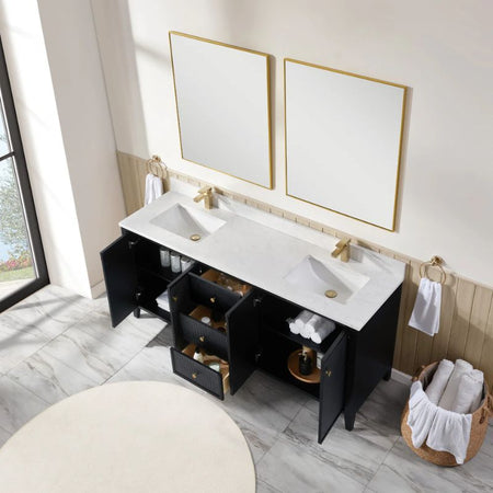 Blossom Torino 050 Fluted Solid Wood Freestanding Vanity Cabinet - Quality Home Distribution