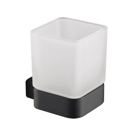 Blossom 600 Series Modern Wall-Mounted Toothbrush Holder with Square Frosted Glass - Quality Home Distribution