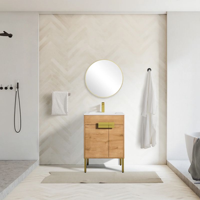 Blossom Bari 030 Modern Free-Standing Bathroom Vanity with Adjustable Storage - Quality Home Distribution