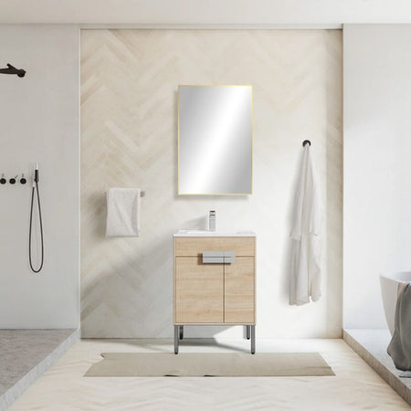 Blossom Bari 030 Modern Free-Standing Bathroom Vanity with Adjustable Storage - Quality Home Distribution