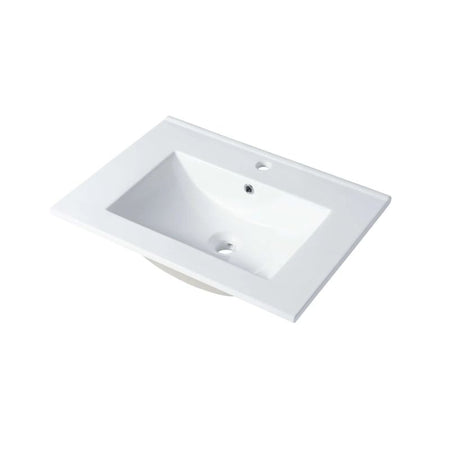 Blossom Premium Ceramic Top-Mount Integrated Bathroom Basin - Quality Home Distribution