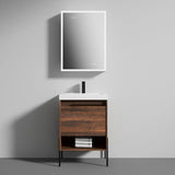 Blossom Turin 031 Freestanding Modern All-Wood Bathroom Vanity Cabinet