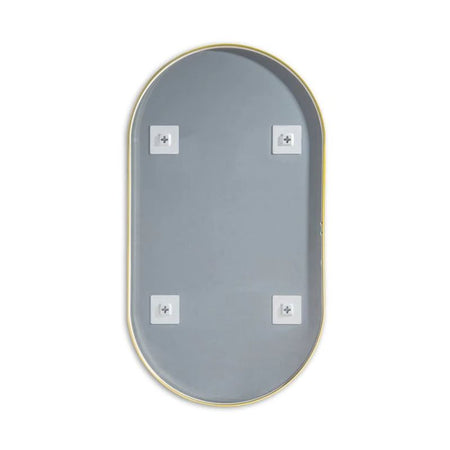 Blossom FM4 Oval Metal Framed Wall Mirror – Shatterproof Capsule Design - Quality Home Distribution