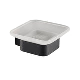 Blossom 600 Series Modern Wall-Mounted Soap Dish with Square Glass Tray - Quality Home Distribution