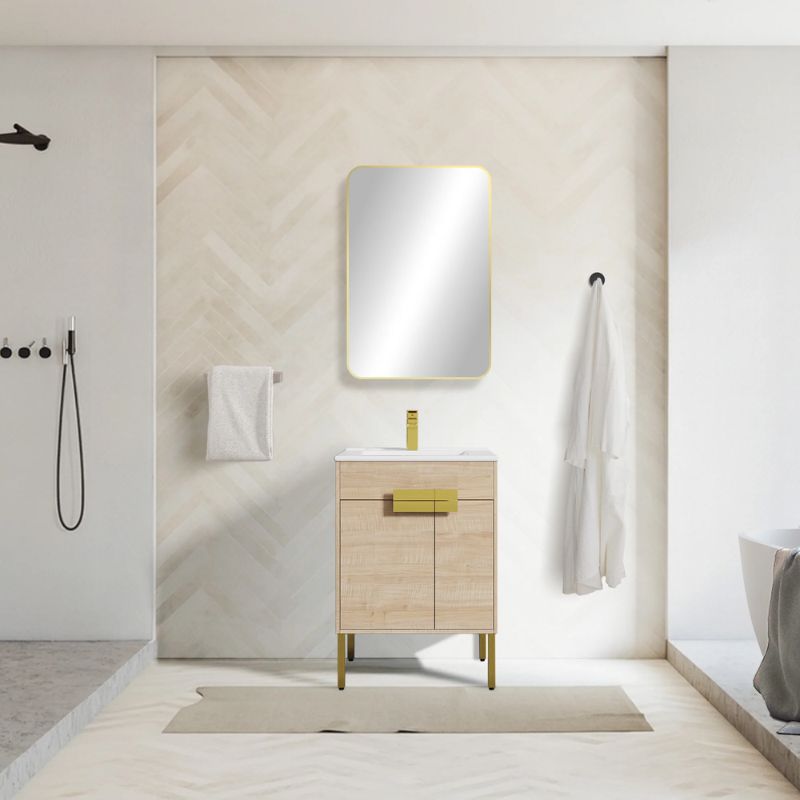 Blossom Bari 030 Modern Free-Standing Bathroom Vanity with Adjustable Storage - Quality Home Distribution