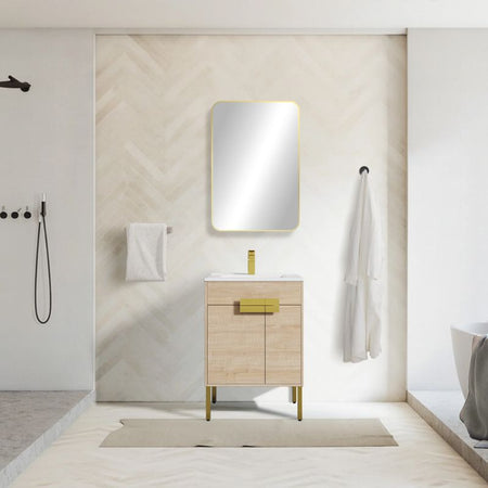 Blossom Bari 030 Modern Free-Standing Bathroom Vanity with Adjustable Storage - Quality Home Distribution