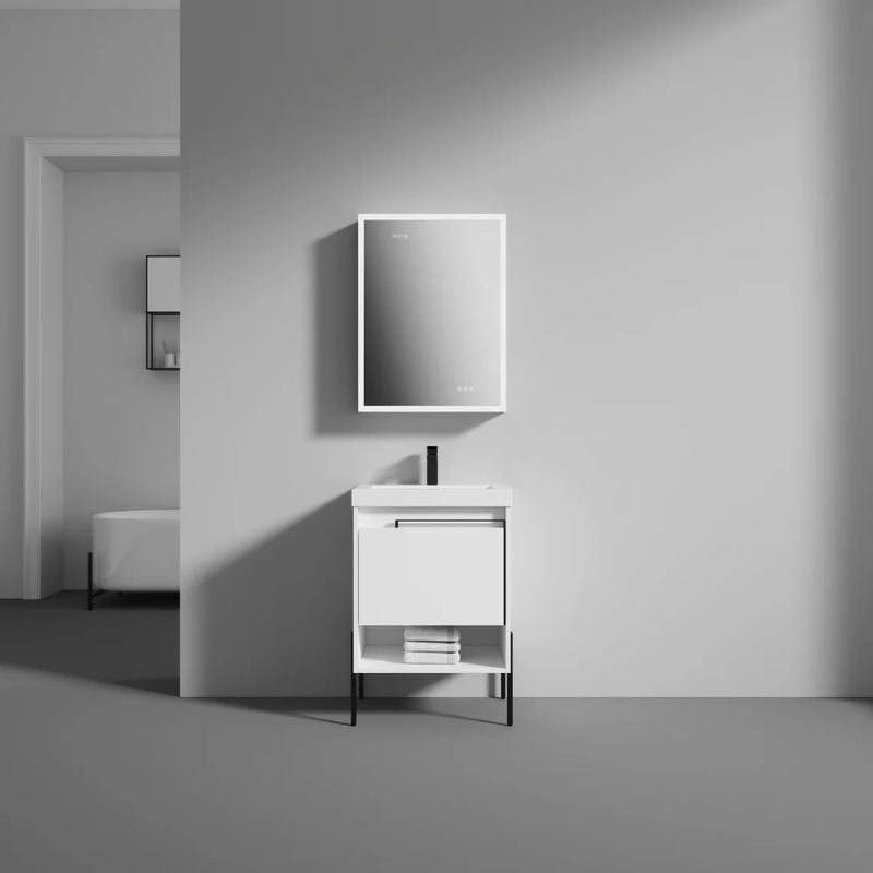 Blossom Turin 031 Freestanding Modern All-Wood Bathroom Vanity Cabinet