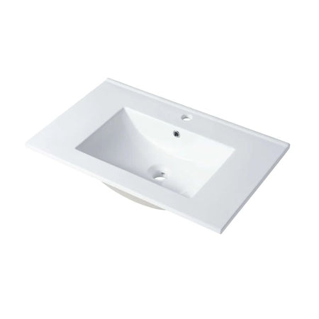 Blossom Premium Ceramic Top-Mount Integrated Bathroom Basin - Quality Home Distribution