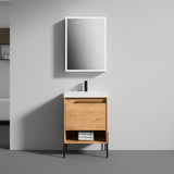 Blossom Turin 031 Freestanding Modern All-Wood Bathroom Vanity Cabinet