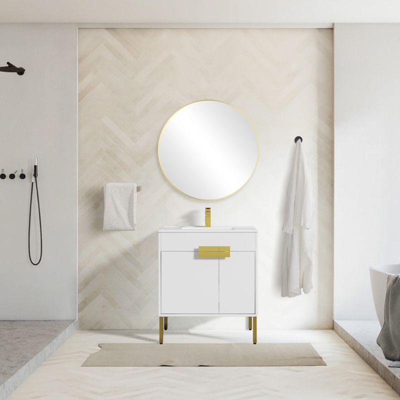 Blossom Bari 030 Modern Free-Standing Bathroom Vanity with Adjustable Storage - Quality Home Distribution