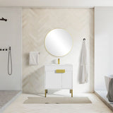 Blossom Bari 030 Modern Free-Standing Bathroom Vanity with Adjustable Storage - Quality Home Distribution