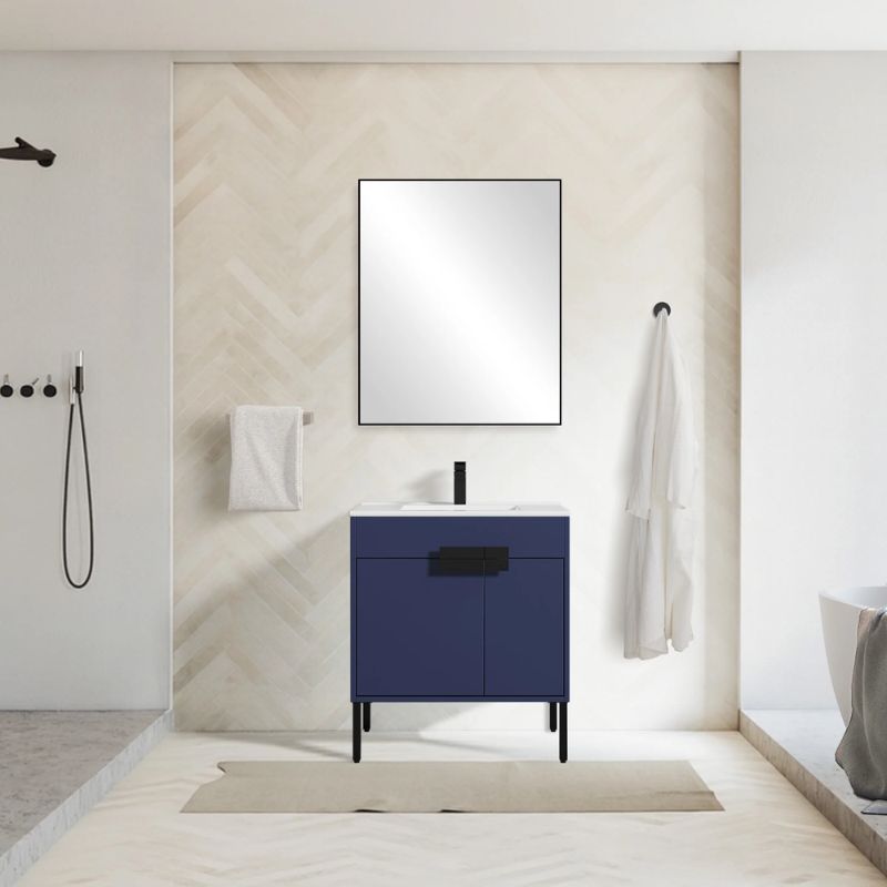 Blossom Bari 030 Modern Free-Standing Bathroom Vanity with Adjustable Storage - Quality Home Distribution