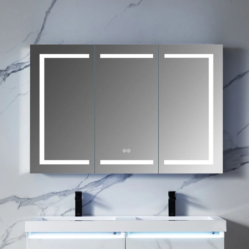 Blossom Vega LED Medicine Cabinet with Smart Touch Controls and Anti-Fog Mirror - Quality Home Distribution