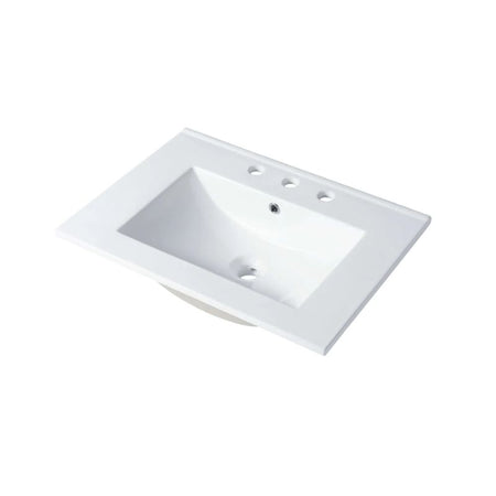 Blossom Premium Ceramic Top-Mount Integrated Bathroom Basin - Quality Home Distribution