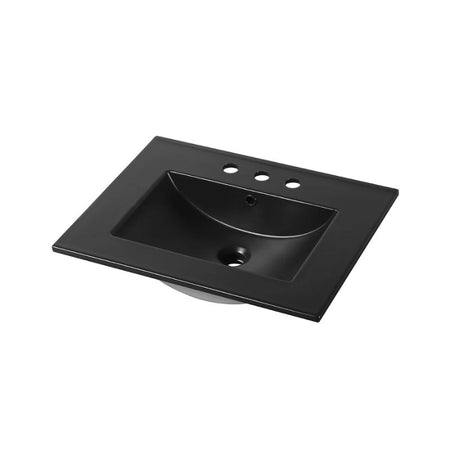 Blossom Premium Ceramic Top-Mount Integrated Bathroom Basin - Quality Home Distribution