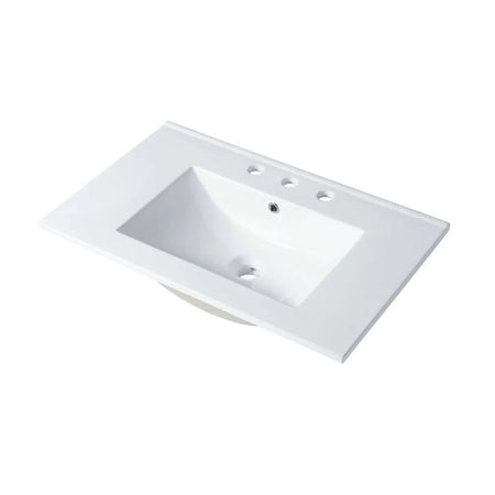 Blossom Premium Ceramic Top-Mount Integrated Bathroom Basin - Quality Home Distribution