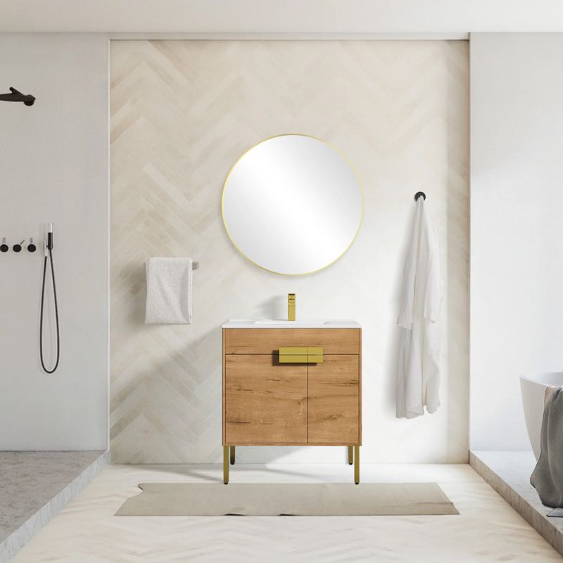 Blossom Bari 030 Modern Free-Standing Bathroom Vanity with Adjustable Storage - Quality Home Distribution